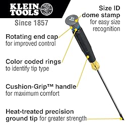 Klein Tools 6233 Mini Precision Screwdriver, #0