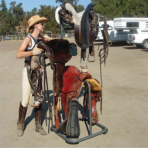 Heavy Duty Three Tier Saddle Rack