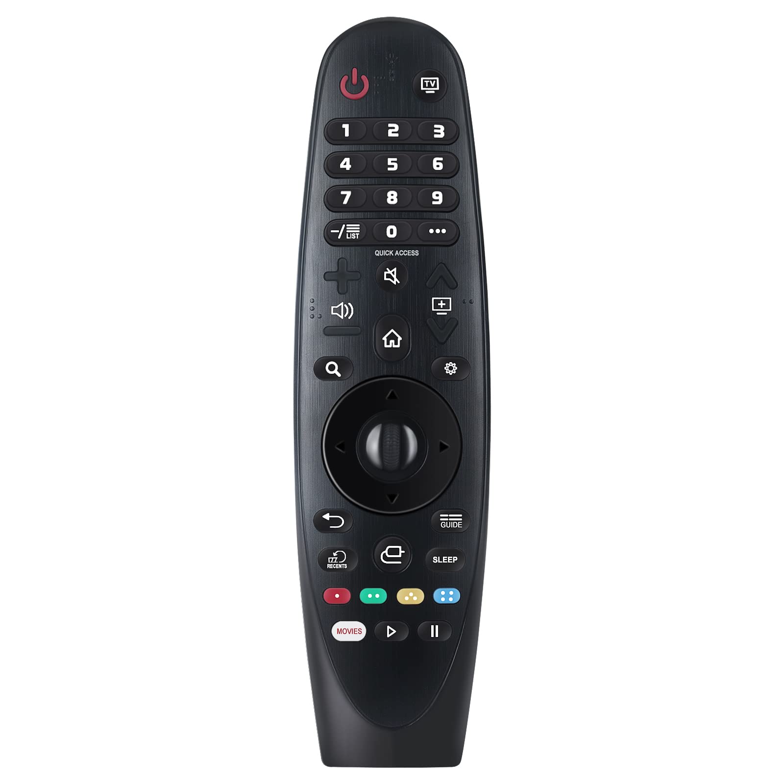 VINABTY AN-MR19BA Replacement Remote Control fit for LG ULTRA HD 4K TV 70UM7100PLA 43UM7100PLB 55UM7400PLB 65UM7100PLA 60UM7100PLB 55UM7100PLB 49UM7100PLB 49UM7400PLB(No Voice Function)