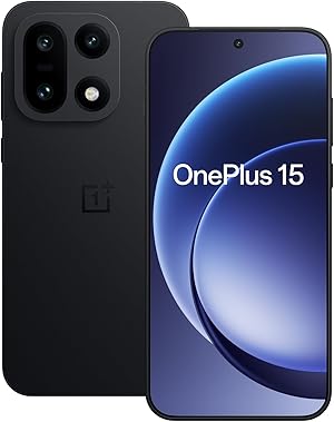 OnePlus 15 Smartphone with Tri-Chip AI, Snapdragon 8 Elite Gen5, 6.78 Inch 165Hz Display, 7300 mAh Battery, Triple 50MP Camera, 16GB RAM + 512GB Memory, Infinite Black