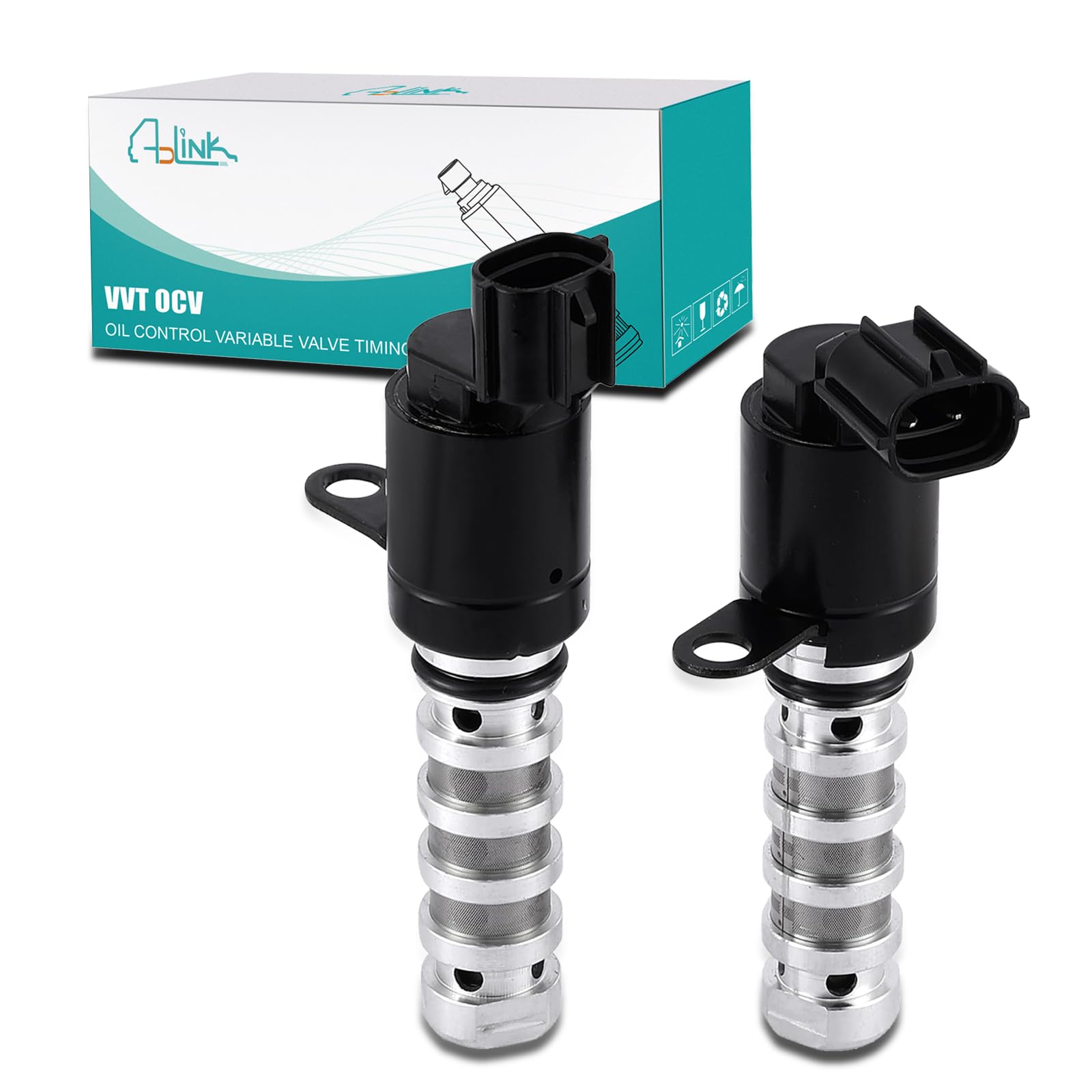 Photo 1 of 2 PCS 24355-2G500 24375-2G500 OCV Oil Control Variable Valve (2.0L 2.4L) Timing VVT Solenoid For Hyundai Santa Fe Sport Sonata Tucson,For Kia Forte Optima Sorento Sportage 2210025013 221002G000