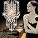 Jorunhe Modern K9 Crystal Wall Lights Sconce Chandelier Wall Lamp Aisle Fixtures