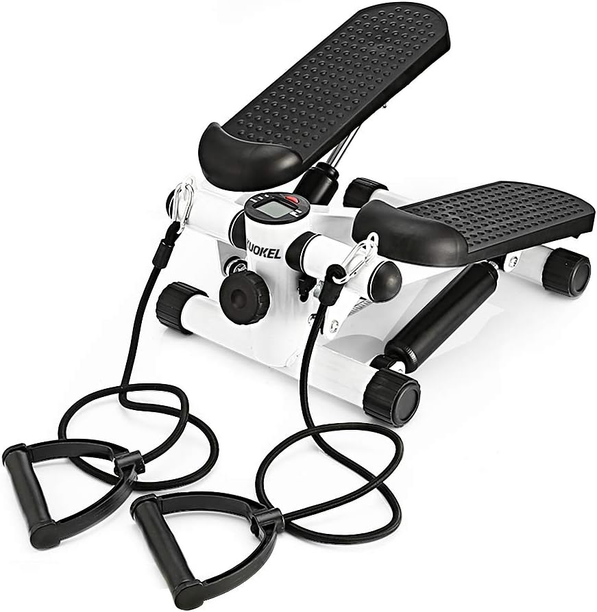 KUOKEL Title Mini Stepper,Mini Fitness Exercise MachineMini Elliptical