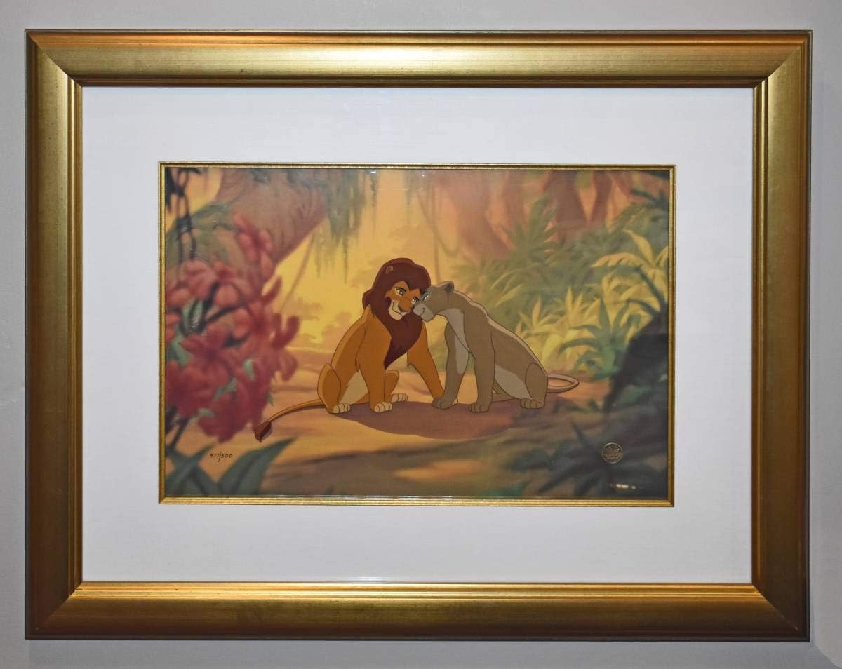 Disneyディズニーライオンキングシンバセル画原画ムファサナラ おもちゃ ホビー Amazon