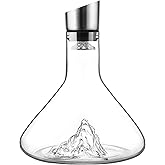 Wine Decanter, Wine Carafe, Red Wine Decanter,100% Lead-free Crystal Glass, Wine Hand-held Aerator, Wine Gift, Wine Accessories