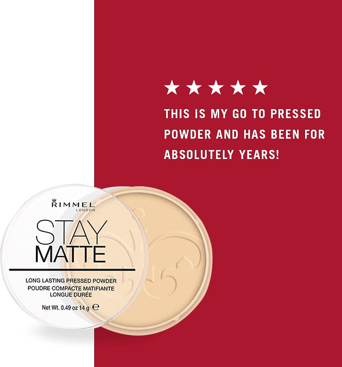 RIMMEL LONDON, Stay Matte Pressed Powder, Lightweight, Oil Absorbing, Smooth Non-Powdery Texture, Lasting Up To 5hrs - Image 5