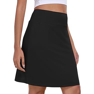 Jupe de Tennis pour Femme Sport Jupe Short Taille Haute Jupe Golf avec Poche A - Prêt