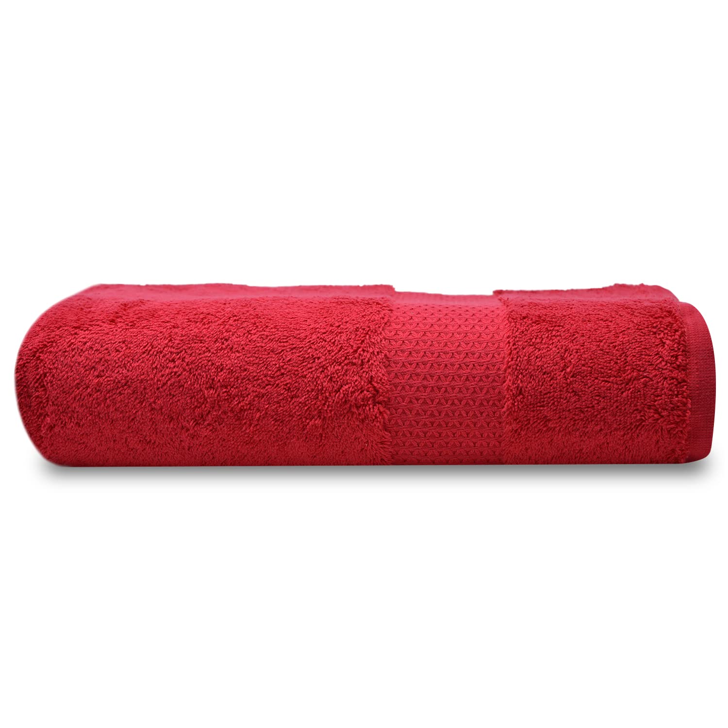 Towelogy® Premium Large Hand Towels Set 100% Combed Ring Spun Cotton Quick Dry & Super Absorbent Hotel Quality Multipurpose for Bathroom Spa Gym & Travel Size 50x85cm (Red Wine, Pack Of 1)