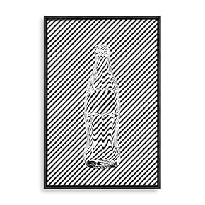 Framed Geometric Pattern Home Artwork for Living Room Bedroom