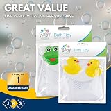 JKG Baby Bath Toy Organiser Net Bag with Suction Cups - Mold Free Storage view 2