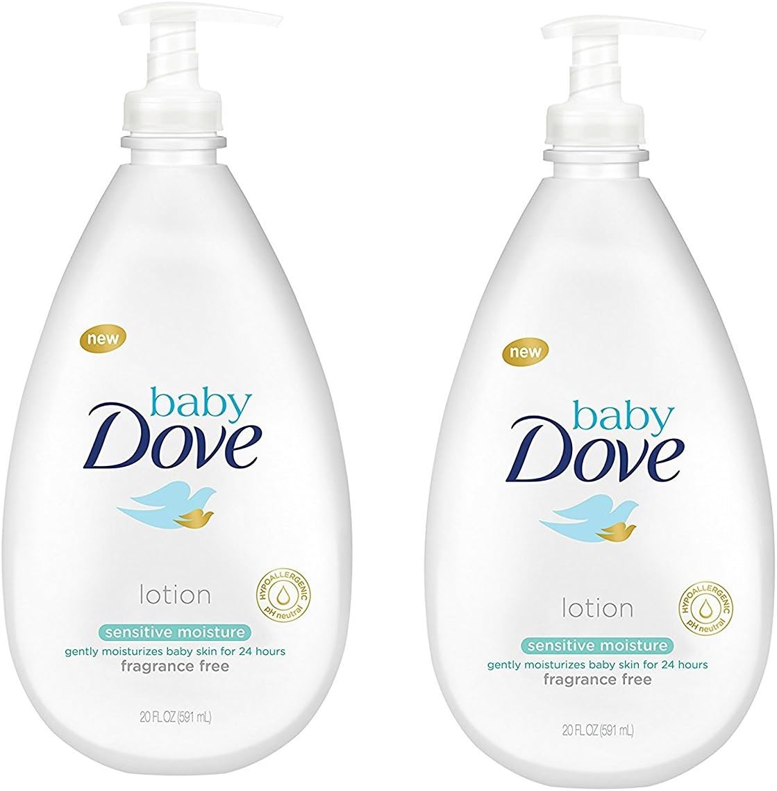 Baby Dove Sensitive Moisture Fragrance Free Head to Toe