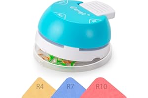 Ecraft Paper Corner Rounder Punch : 3 in 1 (R4mm, R7mm, R10mm) - Corner Cutter for Paper Crafts, Laminate, Photo, DIY, Card Making and Scrapbooking
