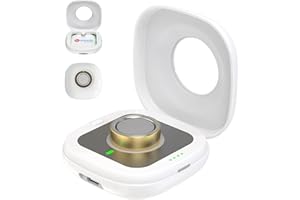 BÚSQUEDA Wireless Charging Case for Oura Ring 4 Charger, 2000mAh Portable Travel Charger Station Fits All-Sized Ring Gen 4, 30-Day Runtime (Official Charger NOT Included)