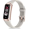 Fitness Tracker with Step Counter/Calories/Stopwatch, Activity Tracker, Health Tracker with Heart Rate Monitor, Sleep Tracker,1.10''AMOLED Touch Color Screen, Pedometer Watch for Women Men