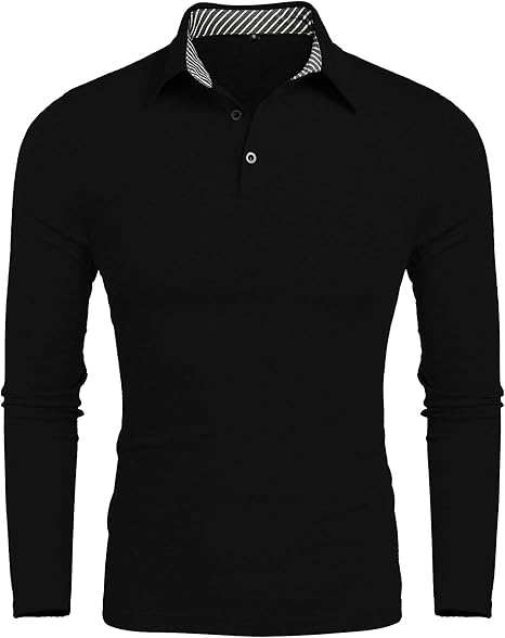 camisa tipo polo manga larga