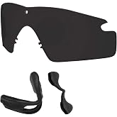 Predrox Si M Frame 3.0 Lenses &amp; Nose Pieces Replacement for Oakley Sunglass OO9146 Polarized