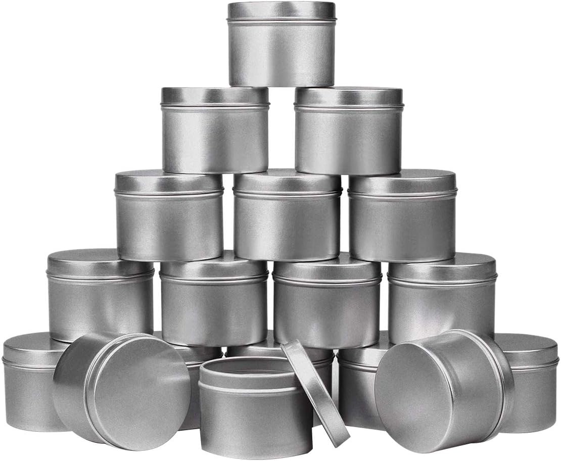 Andifany 18 Piece Candle Tin, 4 Oz, Candle Containers for