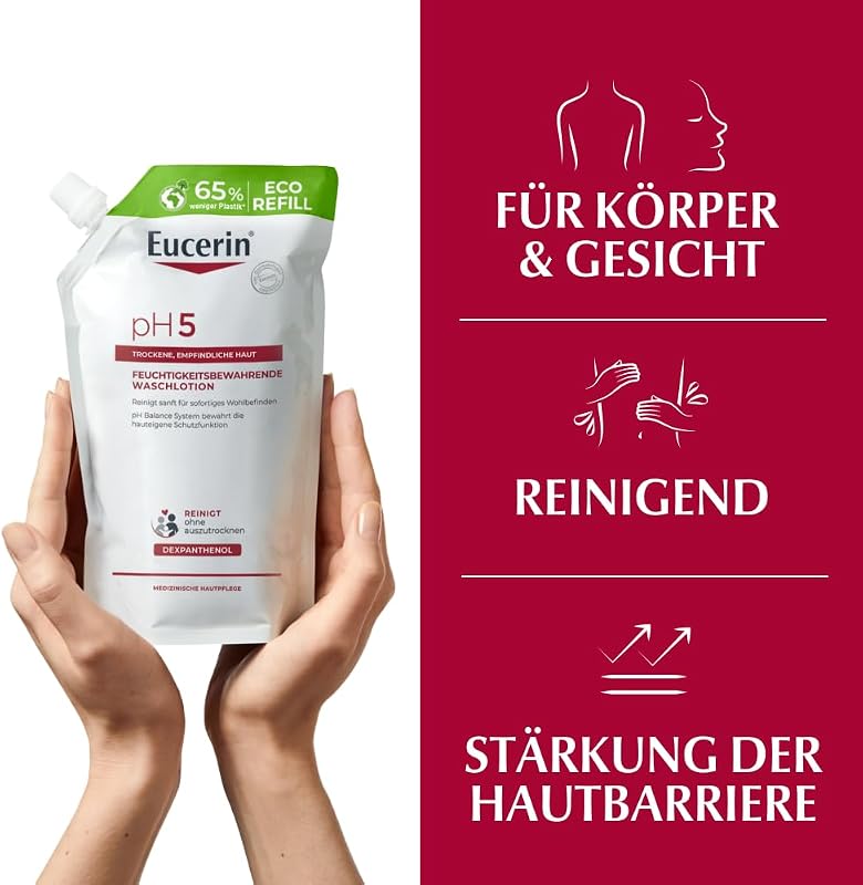 pH5 Feuchtigkeitsbewahrende Waschlotion Nachfüllbeutel 400 ml