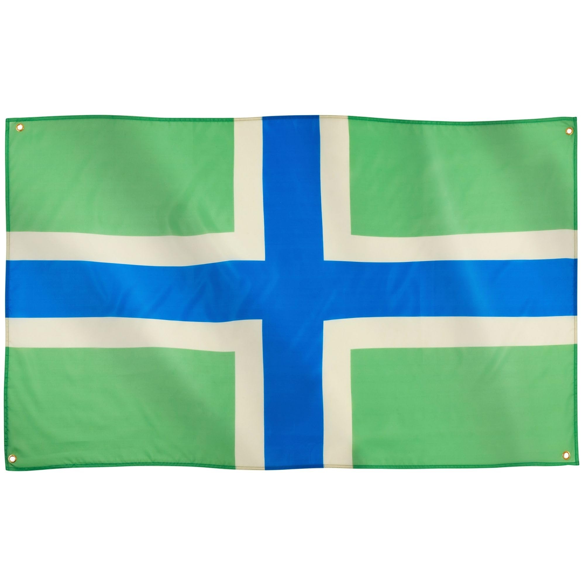Runesol Gloucestershire Flag, 91x152cm, 3ft x 5ft, 4 Grommets, Eyelet In Every Corner, Gloucestershire History Festival, British Regional Flag, Premium Flags, Inside, Outside, Banner, Vivid Colours — image 1
