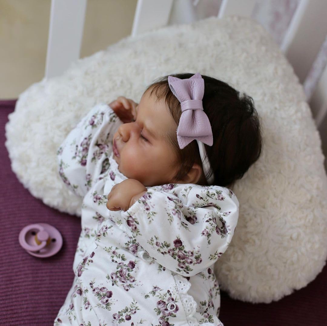 SCOM Reborn Baby Dolls Black Girl - 20 Inch Realistic Newborn Baby Dolls Newborn Baby Dolls African American Real Life Baby Dolls Gift for Kids Age 3