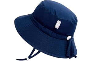 JAN & JUL Quick Dry Sun-Hat with Neck Flap for Swimming Boys' Beach Hat