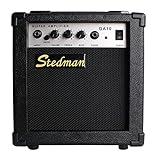 YMC 10-Watt Electric Guitar Combo Amplifier with Boost Switch and 1/4" Headphone Out, Starter Amp -Black