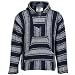 Baja Joe - Navy Stripe Woven Baja Hoodie