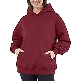 XPIZH Women Hoodies Sweatshirts Sweaters Fleece Hooded Oversized Long Sleeve Crewneck Shirts Fall Winter Outfits Pocket