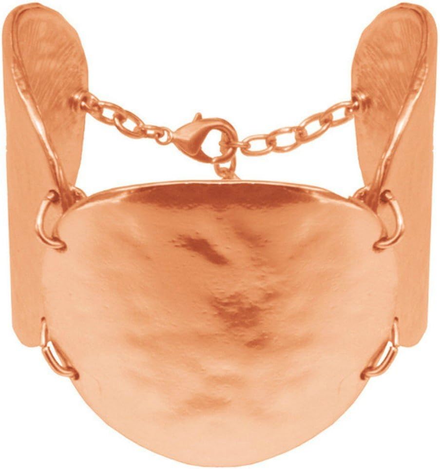 Matte Rose Gold Lola Statement Bracelet