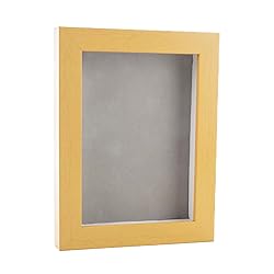5x7 Inch Shadow Box Frame Natural Wood | with a