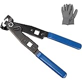 ReluxGo CV Axle Boot Clamp Pliers Tool with a 1/2" Torque Wrench for Ear-Type Clamp Crimping or Removal on VW, Audi, BMW, Mer