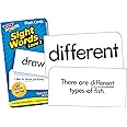 Trend Enterprises: Sight Words Level 3 Skill Drill Flash Cards, Dolch and Fry Words, Sentence Context, Great for Skill Building and Test Prep, 96 Cards Included, for Ages 8 and Up