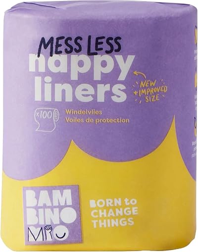 Bambino Mio Supersoft Nappy Liners Biodegradable 100 Liners