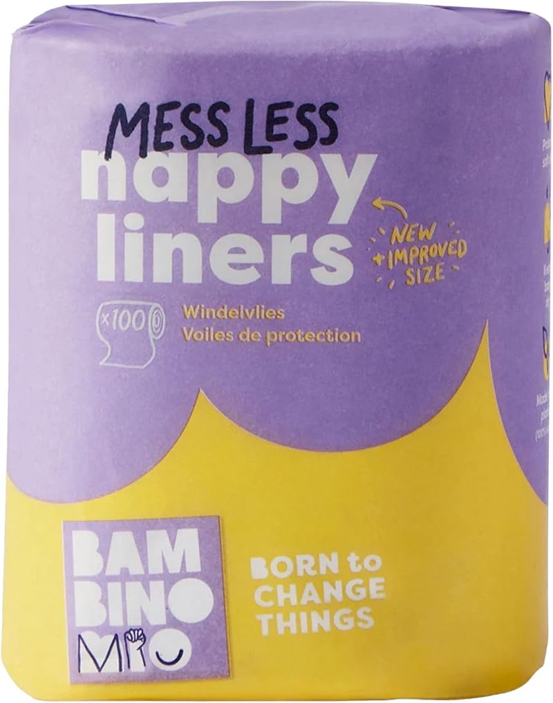 Bambino Mio Supersoft Nappy Liners Biodegradable 100 Liners