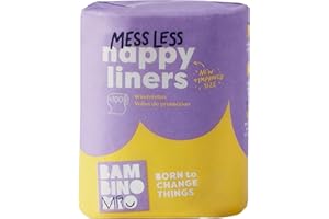 Bambino Mio, Supersoft Cloth Diaper Liners, 100 Units
