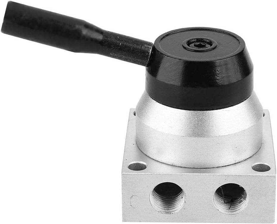 HSV-06 HSV-08 HSV-10 HSV-15 Vanne à Glissière Manuelle Pneumatique Contrôle Du Débit Interrupteur Manuel G1/8 1/4 3/8 1/2 Filetage BSPT (couleur : HSV-10-01