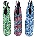 Wine Tote Carrier Bag/Purse For Champagne, Wine, Water Bottles (Paisley Designs)