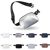 Jormey Mini Fanny Pack Crossbody Bags, Belt Bag for Women and Men with Adjustable Strap Fashionable Waterproof Waist Pack for Traveling Running Hiking Cycling
