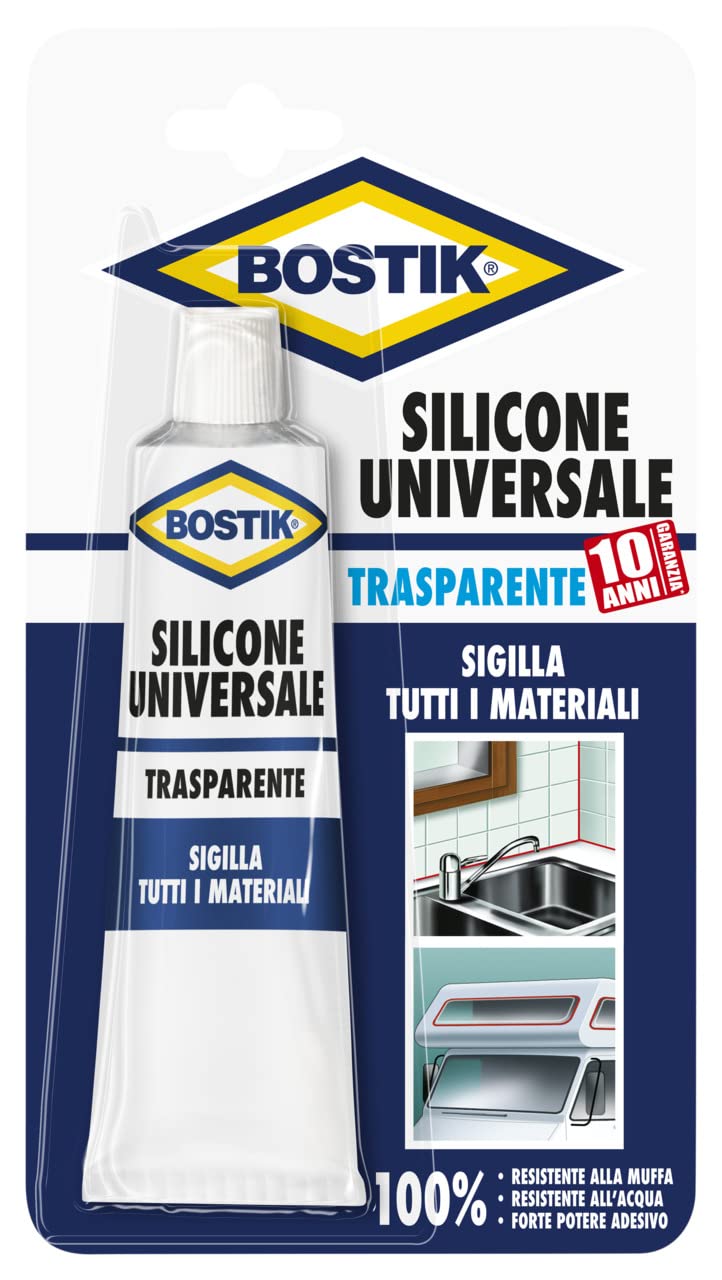 Bostik Silicone Universal Transparent Blister 60 ml
