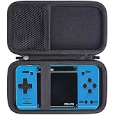 inDomit Hard Protective Travel Case Compatible with WELLST·G/TaddToy/Beijue 16-Bit - Portable Retro Game ,Black(CASE ONLY)