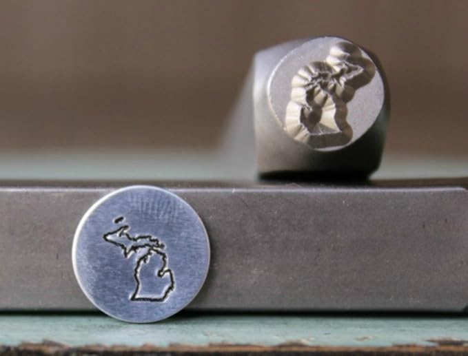 Metal Stamping Tools Not A Set Brand New Supply Guy 8mm Us State Single Alabama Metal Punch Design Stamp Ch State Arts Crafts Sewing