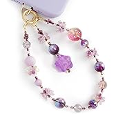 Posadina Phone Charm for Women, Anti-Theft Phone Wrist Strap, Hands-Free & Detachable Cellphone Lanyard Chain with Tether Tab