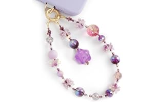Posadina Phone Charm for Women, Anti-Theft Phone Wrist Strap, Hands-Free & Detachable Cellphone Lanyard Chain with Tether Tab