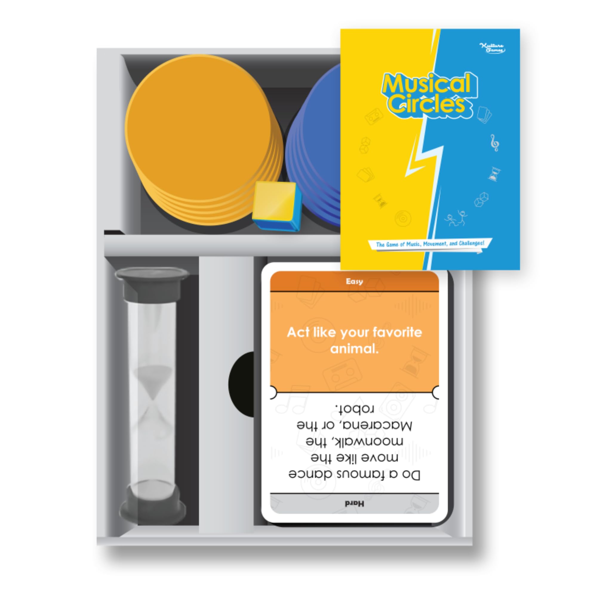 Kulture Games Musical Circles - The Fun Game of Music, Movement, and Challenges!