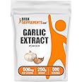 BulkSupplements.com Garlic Extract Powder - Garlic Supplement, Garlic Powder Supplement, Allium Sativum - Herbal & Gluten Free, 500mg per Serving, 250g (8.8 oz) (Pack of 1)