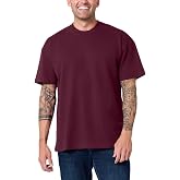 Heavyweight T Shirts for Men Boxy Oversized 100% Cotton Thick Tees S-3XL | 6.8oz heavy duty combed ring-spun thick tee shirts - boxy drop-shoulder fit for streetwear &amp; workwear layering.