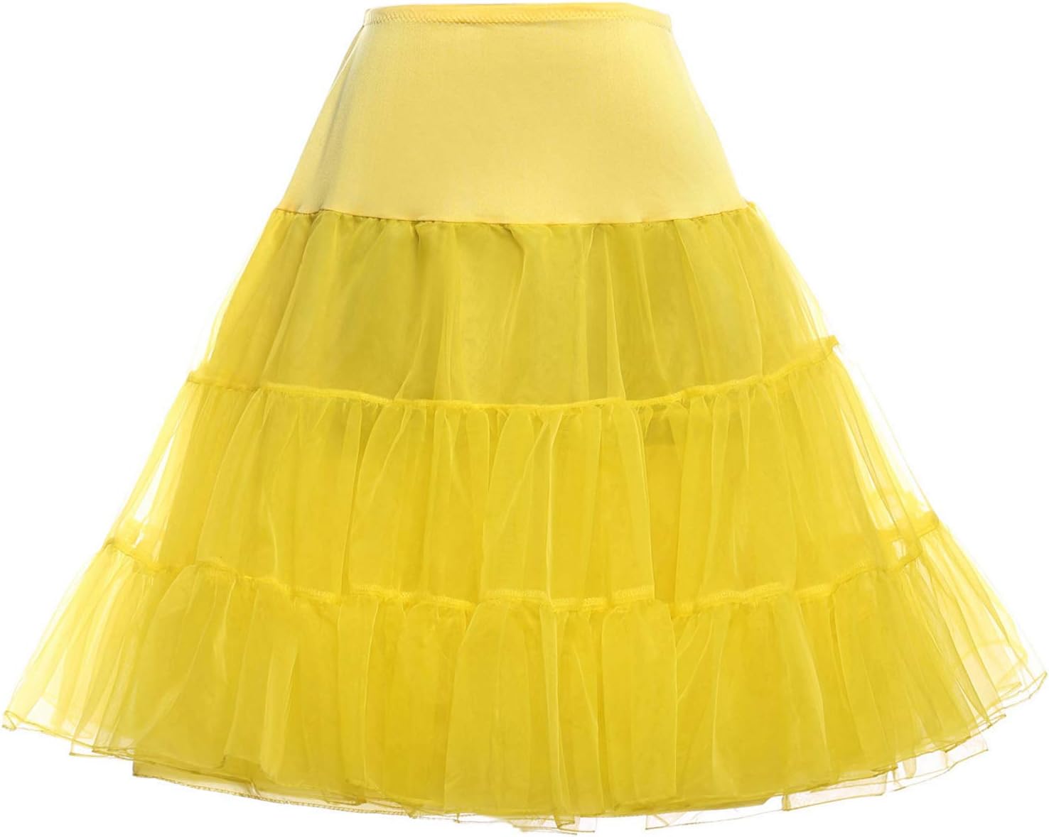 GRACE KARIN 50s Petticoat Skirt Rockabilly Dress Crinoline Underskirts for Women