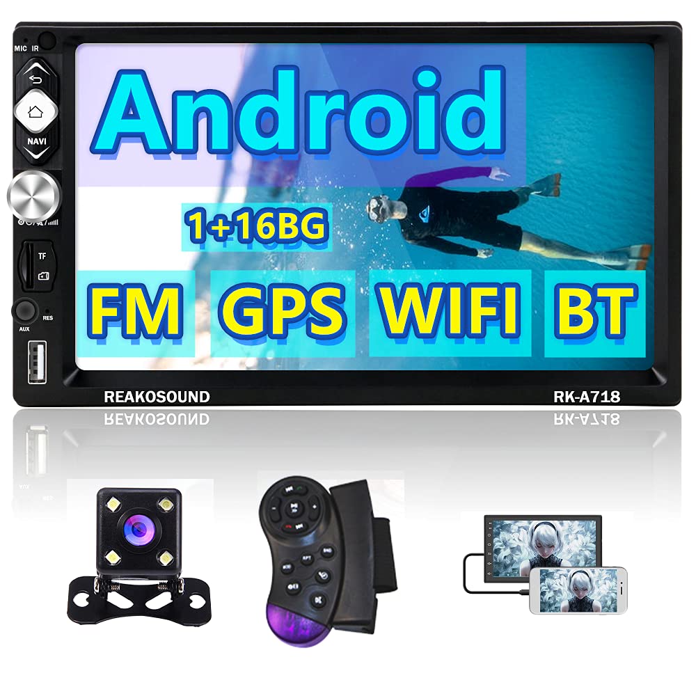 Buy 7 Inch Android Double Din Bluetooth Car Stereo with GPS Navigation
