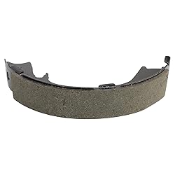 TRQ Rear Parking Brake Shoe Set Compatible with