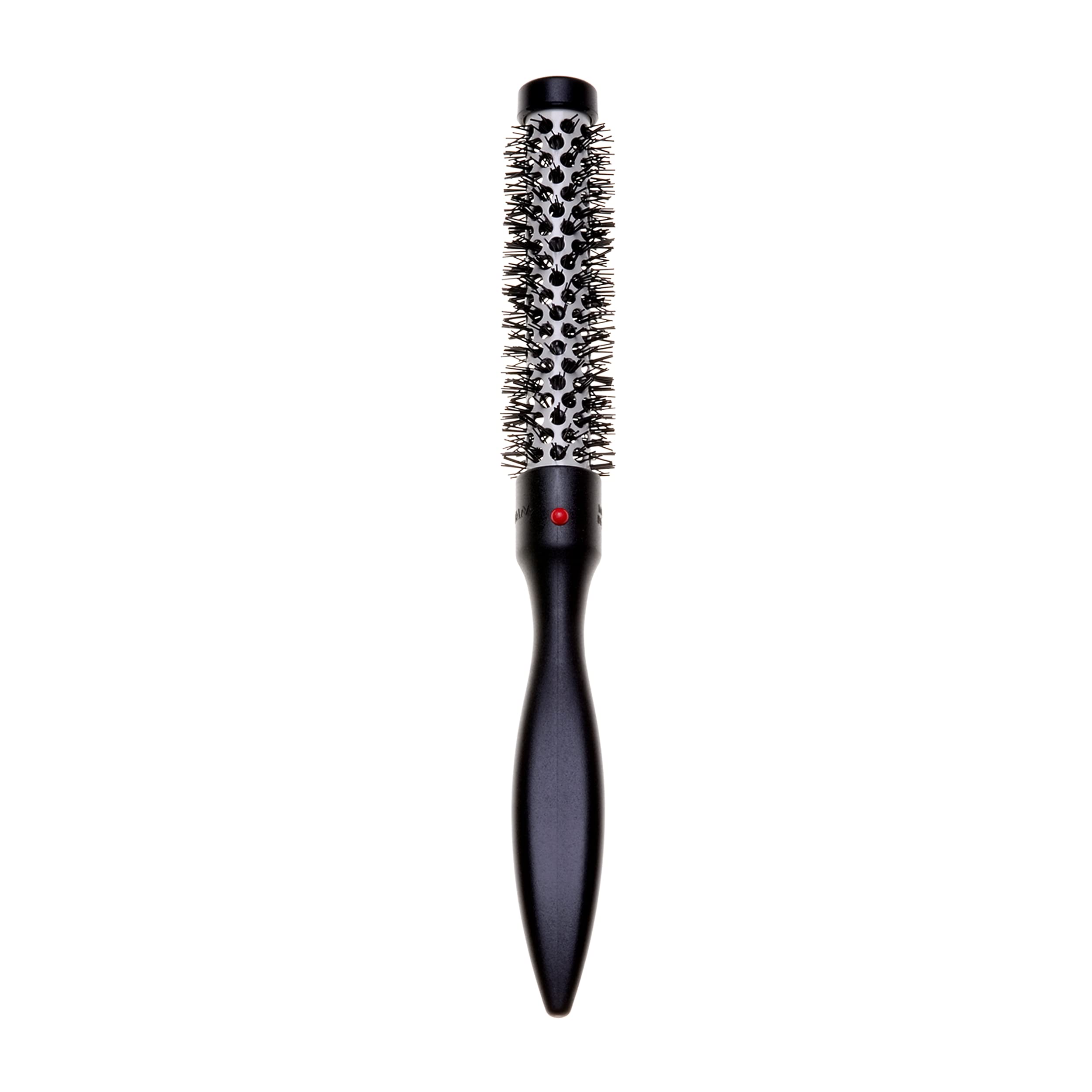 Denman D70 Thermoceramic Radial Hairbrush Small, Black / Silver, 1 Count (Pack of 1)